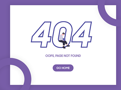 404 Page Not Found Design 404 error 404 not found 404page daily ui challenge illustration ui design