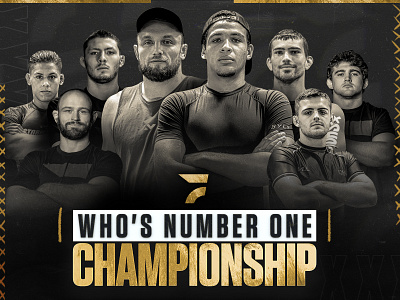 Who's Number One Championship campaign champion design flograppling flosports grappling head to head marketing tournament