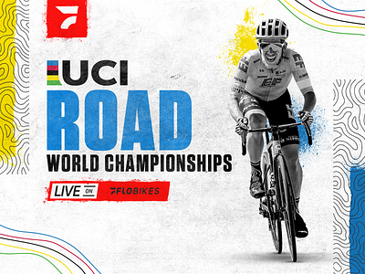 UCI Road World Championships cycling flobikes graphic design marketing sports design