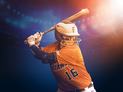 Titan Classic cal state fullerton college athletics design flosoftball graphics lighting marketing softball titan classic