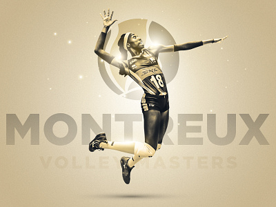 Montreux Volley Masters athletics competition design flosports flovolleyball graphics lighting marketing volleyball