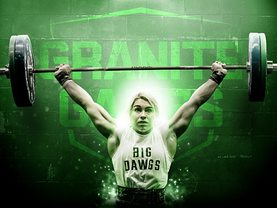 Kill Cliff Granite Games athlete competition crossfit design floelite graphics lighting marketing weightlifting