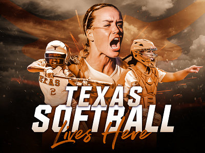 Texas Softball Lives on FloSoftball athletics competition design lighting longhorns marketing softball texas