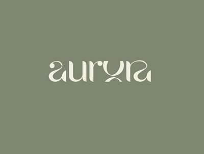 Aurora Nails aurora beauty brand brand identity branding design graphic design logo logo design nails typography