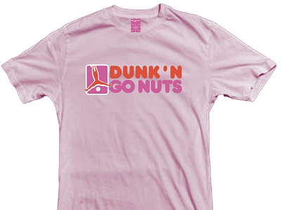 dunk'n go nuts apparel branding design elitus graphic design illustration typography