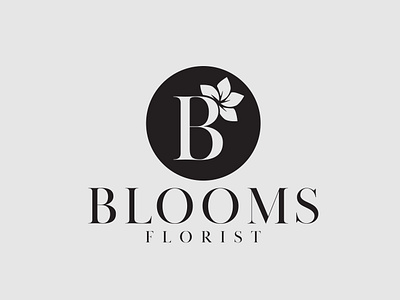 Blooms Florist — Logo Design branding logo logodesign logodesigner