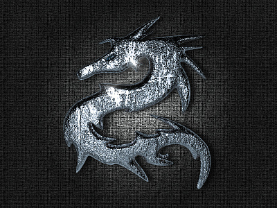 3D Dragon Logo 3d design dragon jotatronic maya metal