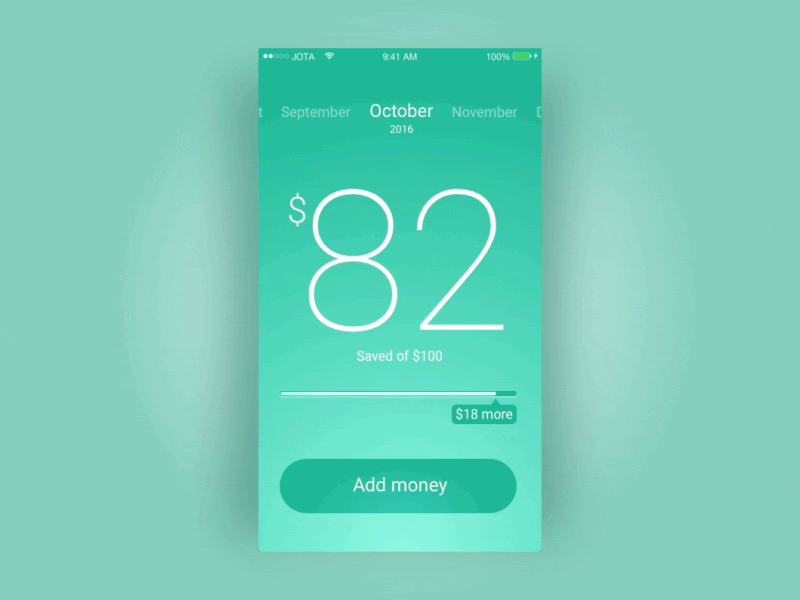 Save Money App Prototype