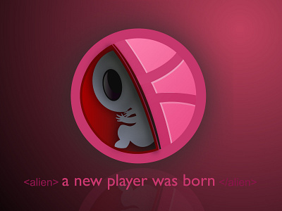 A new player was born thanks to @Carlo Verso aliens design dribbble jotatronic thanks