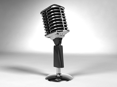 3D Microphone 3d design jotatronic microphone music