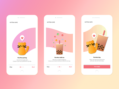 Personal | Kittea Cafe Onboarding Mobile Page