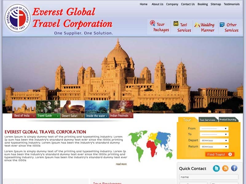 Everest Globle Travel by imran husain on Dribbble