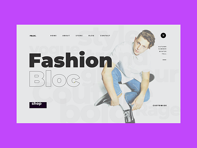 Fashion e-commerce store