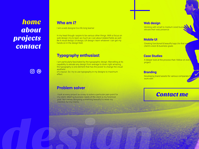 Colorful Portfolio design portfolio web