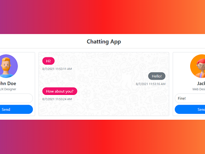Chatting app simply
