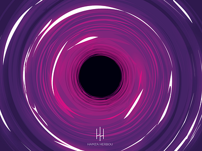 Black Hole: Vector artwork