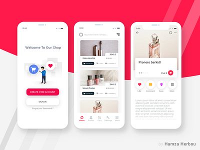 Iphone Shopping Ui art design illustrator ui ux vector