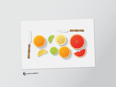 Lemons vector design clean color design fruits illustrator cc kitchen lemons orange vector