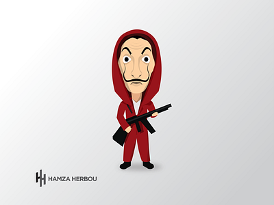 La casa de papel ,vector character