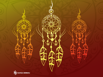 Morrocan Henna art culture design drawing henna herb mandala mariage morocco tradition vector weeding