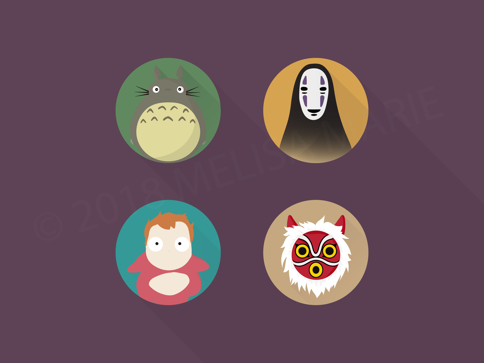Studio Ghibli Icons by  on Dribbble