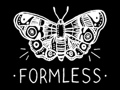 FORMLESS apparel art butterfly collective company design diy formless nebraska screenprint