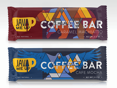 Coffee Bar Concept Design branding design energy bar food and drink granola packagedesign packaging packaging mockup packagingdesign pow
