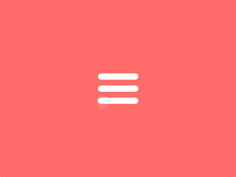 hamburger menu animation vector simple red principle menu line icon hamburger gif flat clean animation