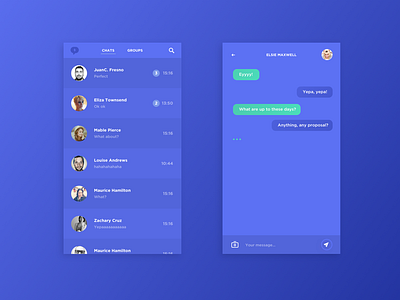 Daily UI Challenge #013 - Direct Messaging