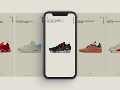 Sneakers - Shoeciety #01 app clean interface minimal shoes sneaker ui ux