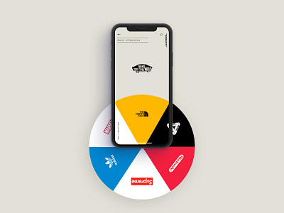 Collaborations - Shoeciety #03 app collaboration interface minimal product shoe sneakers ui vans