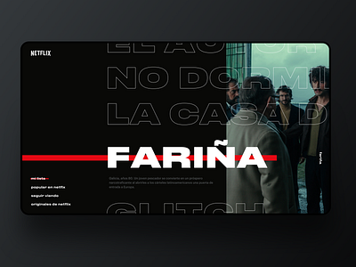 Daily UI Challenge #025 - Tv App 025 app black bold brutalism daily ui challenge dailyui interface movies netflix series television tv tv app