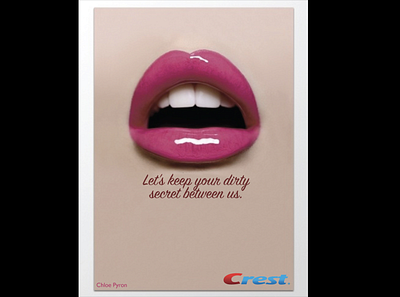 Lip AD branding design typography vector