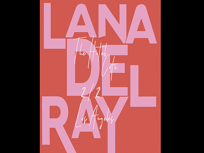 Lana Del Ray Poster