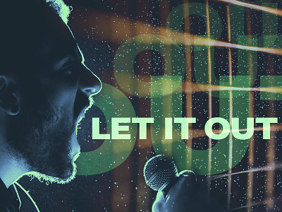 let it out design inspirational quote photomanipulation photoshop typography unsplash