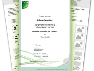 BCS certification certification design ui ux uxdesign