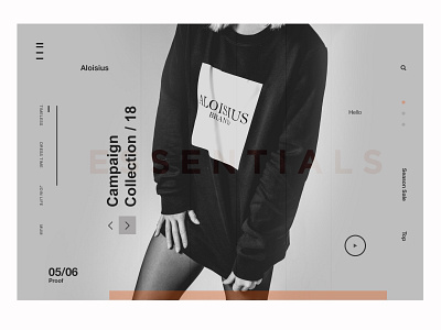 Aloisius ui app branding clean design graphicdesign minimal modern ui ui design uiux visual web website
