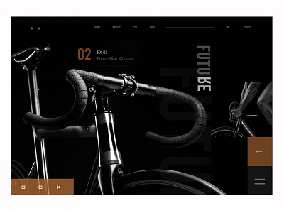 Future Bike app bike branding clean concept design future graphicdesign minimal riders site ui ui ux website