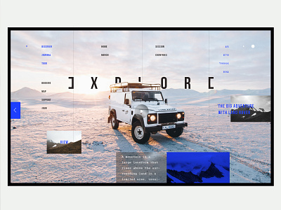 Stayhome and explore the world clean discover explore graphic graphicdesign homeoffice journal landrover minimal planet stayhome ui ui ux website working