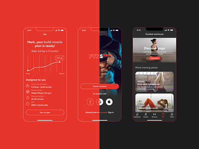 Fitness mobile app