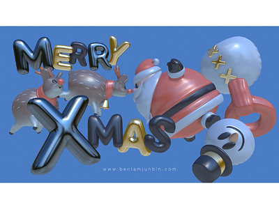 Xmas 2018 3d animation christmas reindeer santa claus simulation visual effects xmas