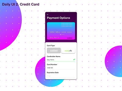 Daily UI - 2. Credit Card