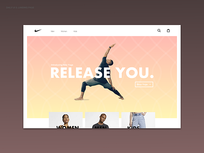 Daily UI - 3. Landing Page