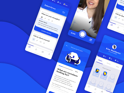 Job Interview Prep App Design