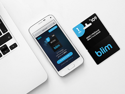 Blim Prepaid Landing Page