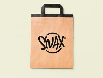 bag snax cannabis branding design icon illustration logo pack typography