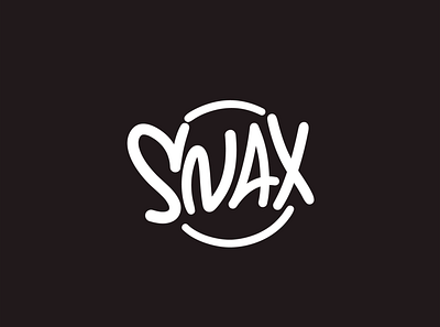 Snax branding design icon illustration logo typography