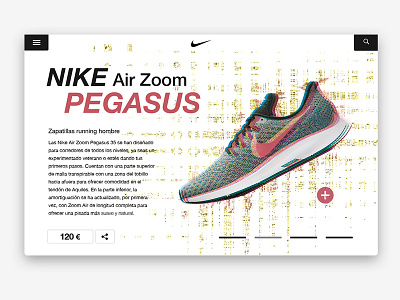 -Nike Pegasus- behance comerce design dribbble inspiration nike photoshop portfolio web web 2.0 webdesign website