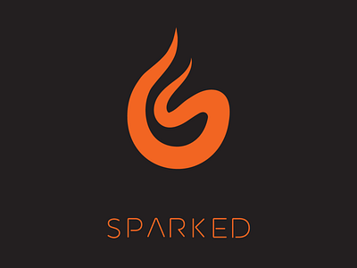 Nine of ThirtyLogos: Sparked design logo logodesign sparked sparkedlogo thirtylogos thirtylogoschallenge