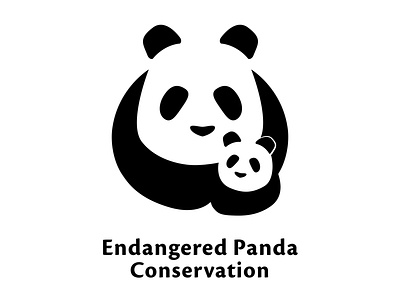 Panda Logo graphic design logo logoconcept logodesign panda